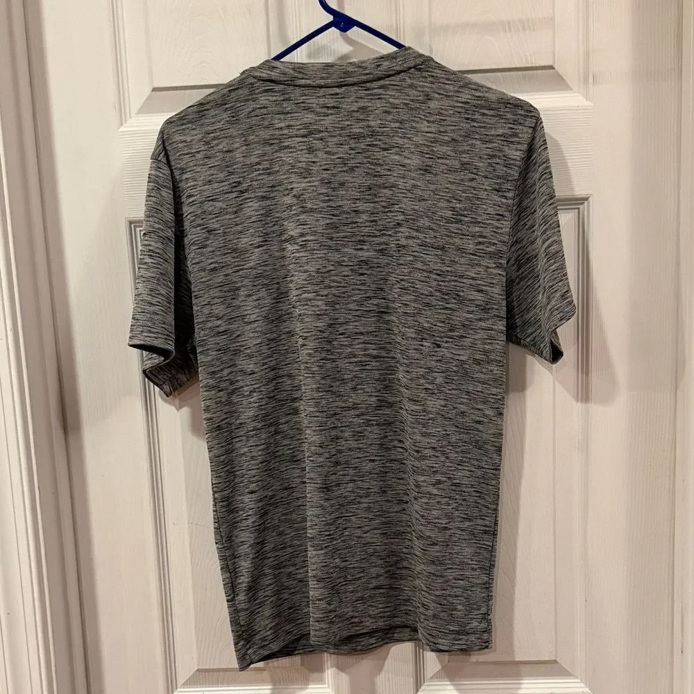Reebok Men's Size Small Heathered Black/Gray Tee
